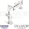 Grohe K7 Single-Lever Sink Mixer Kitchen Tap Spares